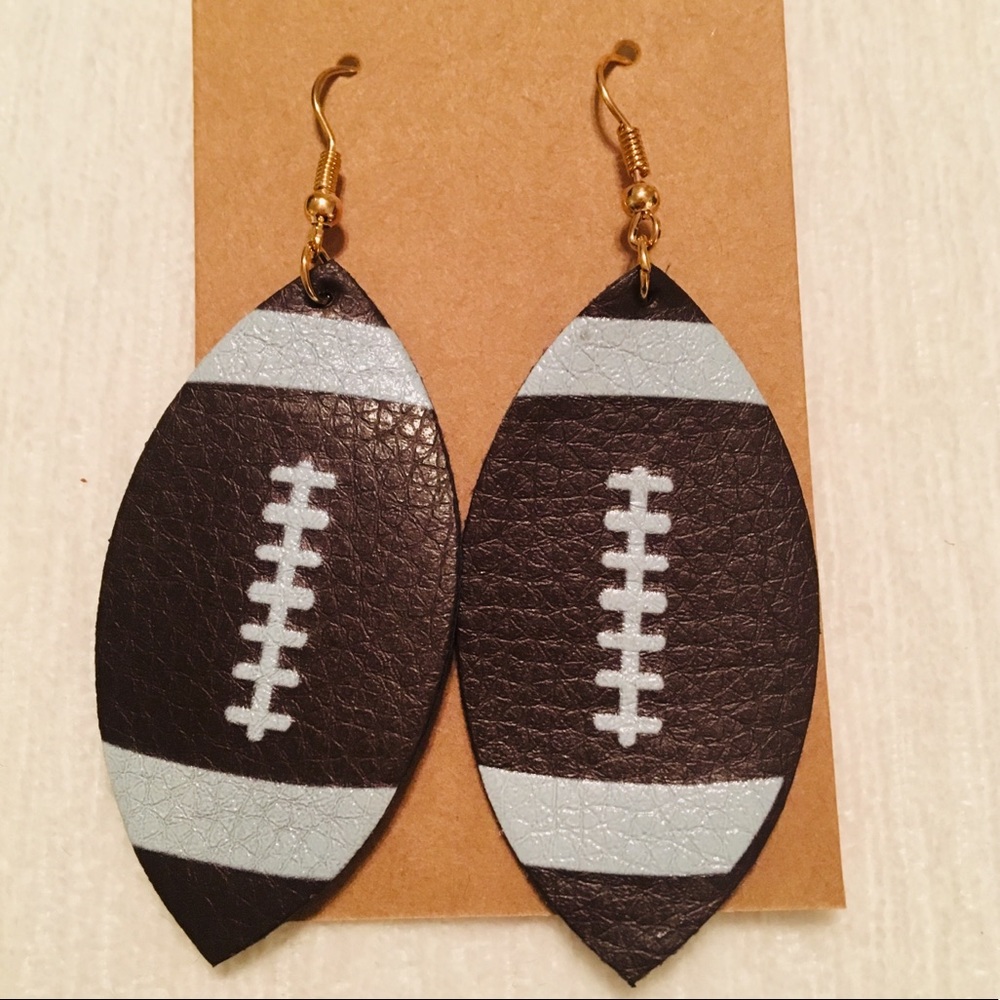Football game day drop earring